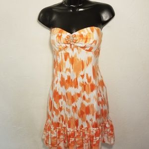 Cach'e strapless dress
